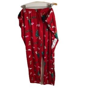 Dog Cat Christmas Sleep Pants NEW 3X Pug Cat Retriever Labrador Boston Terrier